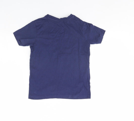 George Boys Blue Basic T-Shirt Size 7 Years