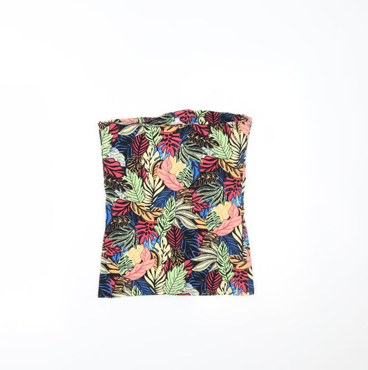 Papaya Womens Multicoloured Floral Basic T-Shirt Size 10