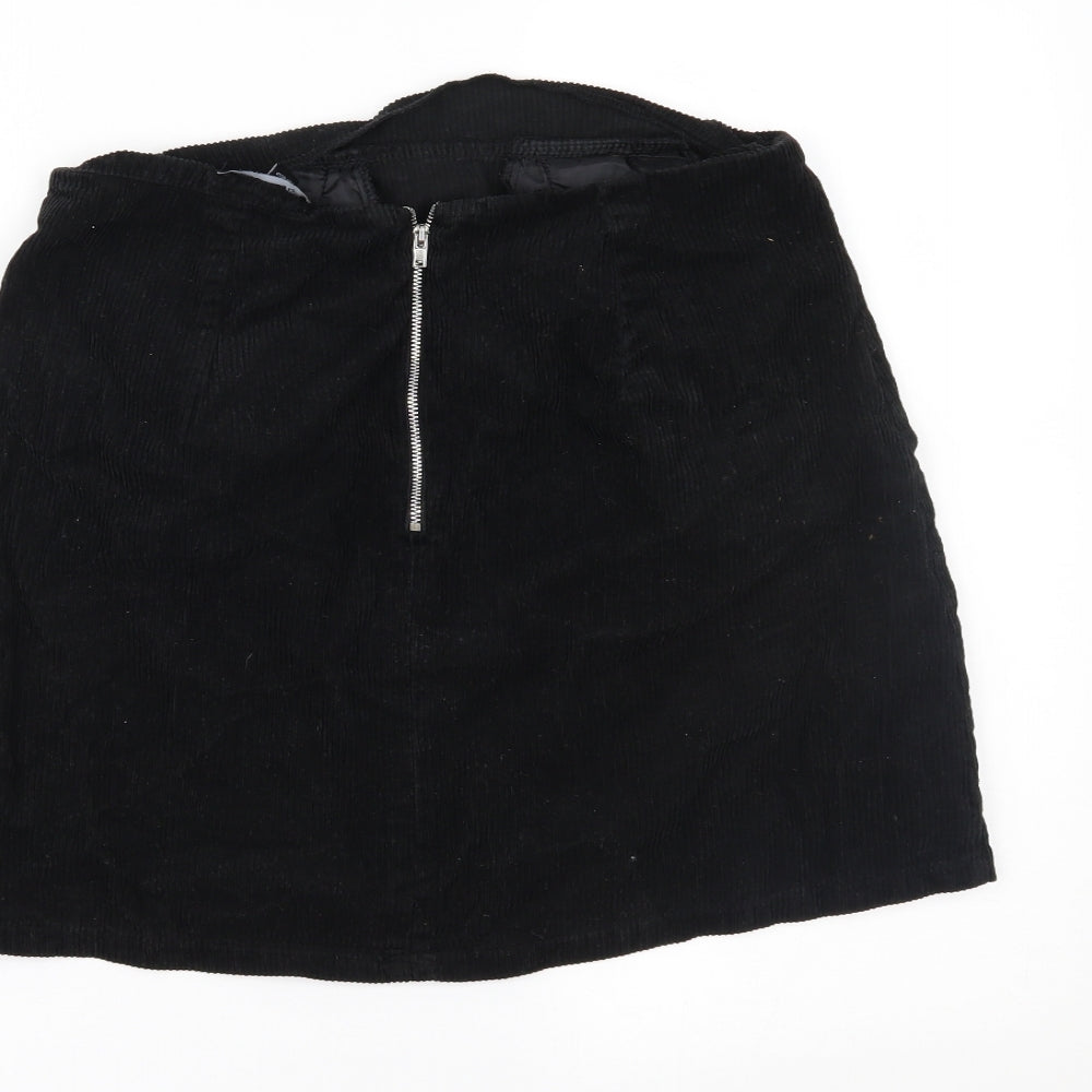 New Look Womens Black Mini Skirt Size 10