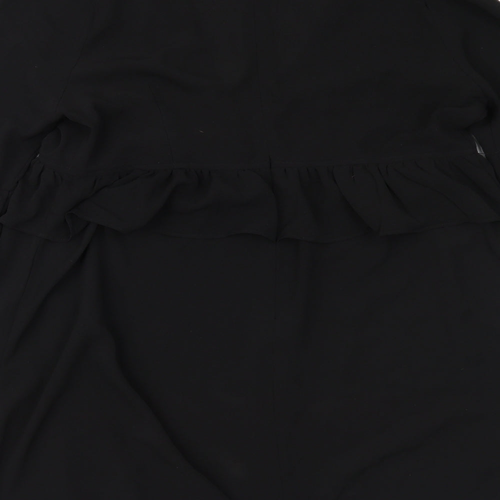 Boohoo Womens Black Fit & Flare Size 10