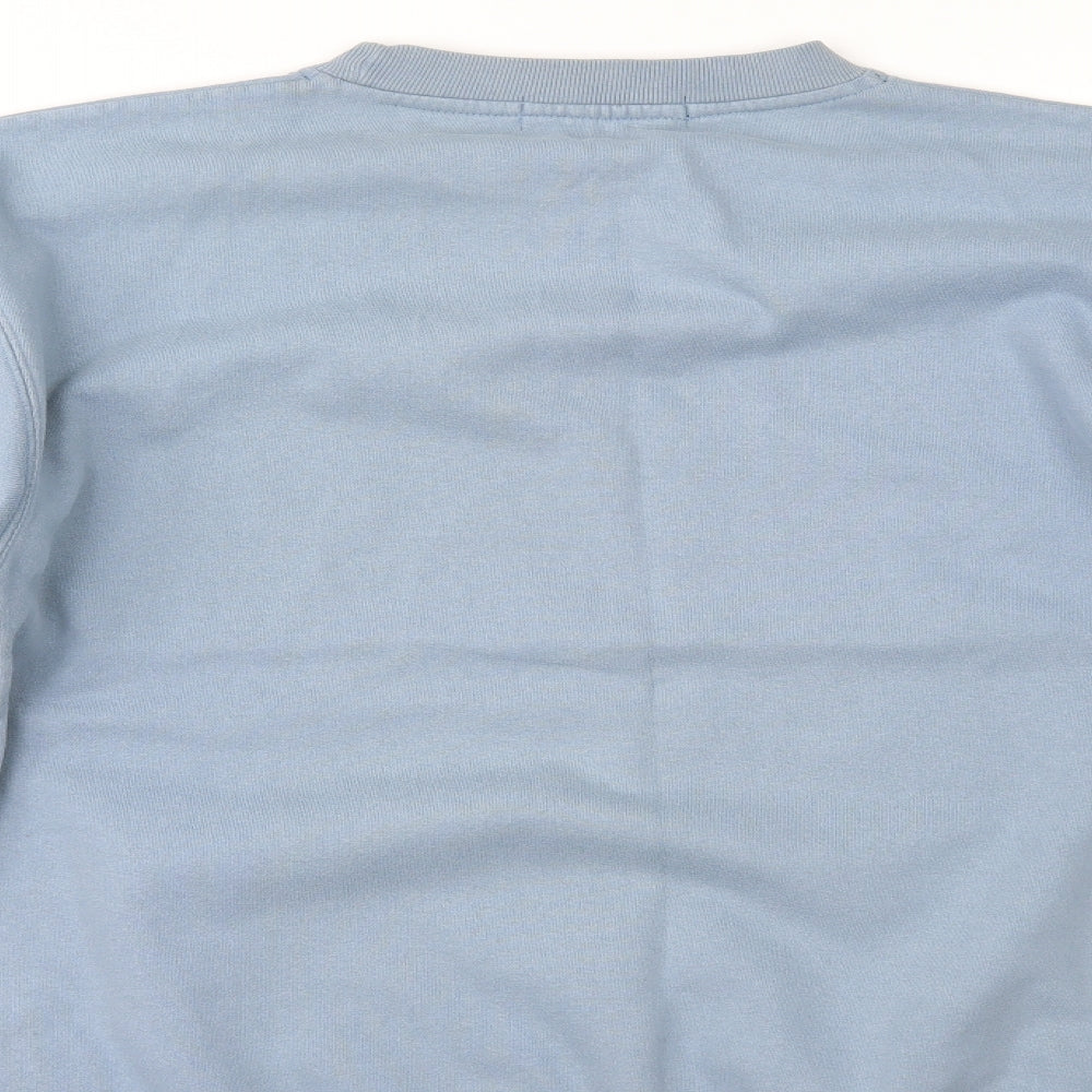 Womens UK Size S Cotton Traders Blue Pullover Jumper