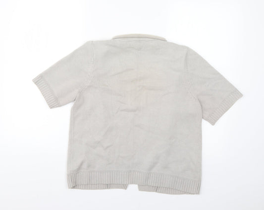 BHS Womens Beige Cardigan Jumper Size 14