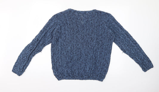 equorian Womens Blue Pullover Jumper Size 10