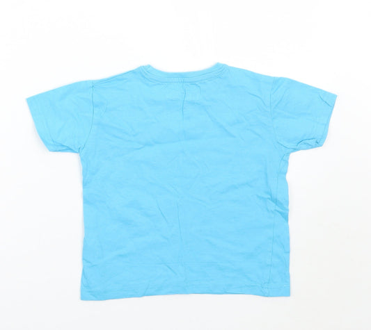 urban rascals Boys Blue Basic T-Shirt Size 3-4 Years