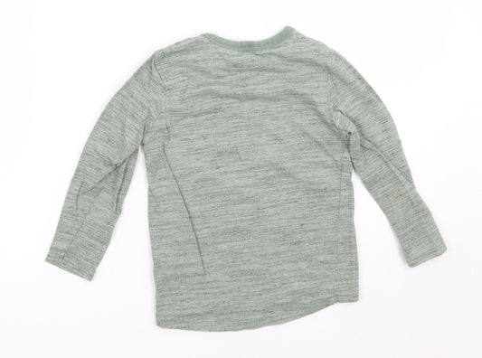 George Boys Green Basic T-Shirt Size 3-4 Years