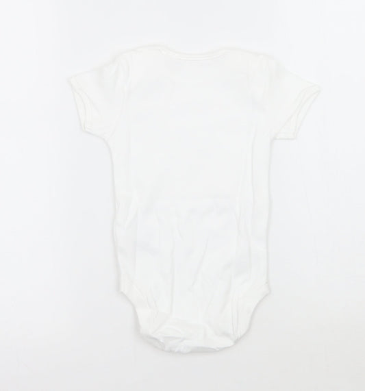 George Baby White Babygrow One-Piece Size 18 Months