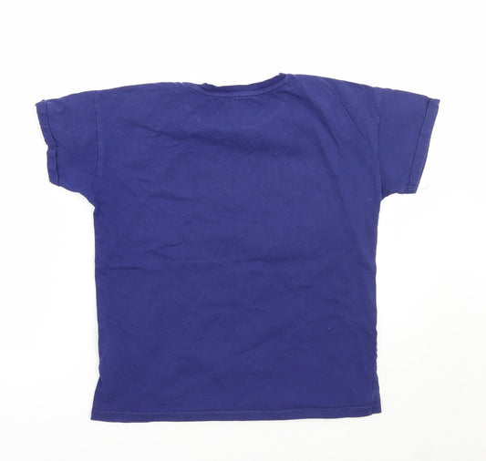 Marks and Spencer Boys Blue Basic T-Shirt Size 12 Years