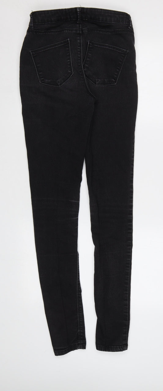 Dorothy Perkins Womens Black Skinny Jeans Size 8 L32 in