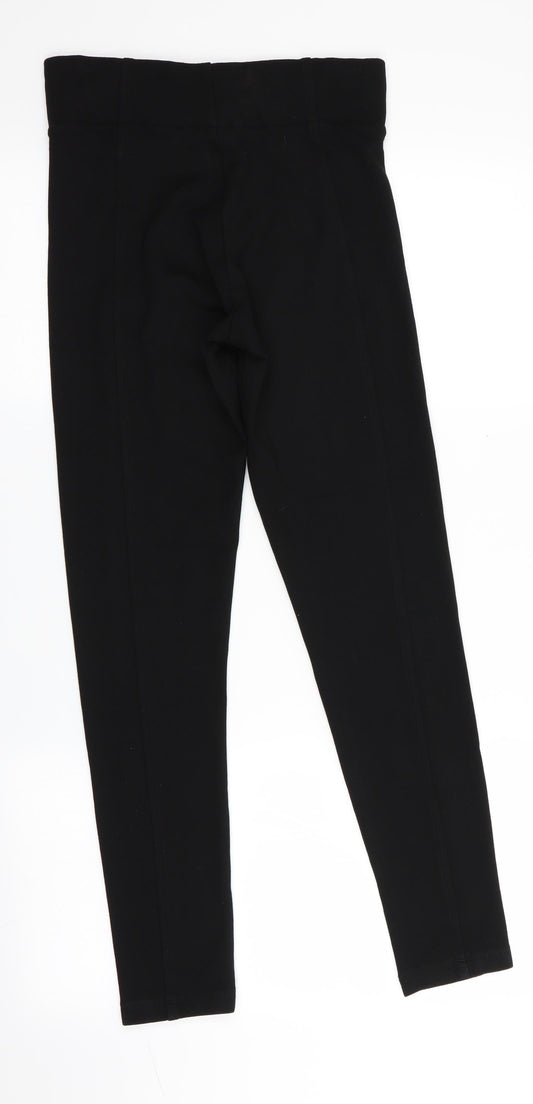 Via Appia Womens Black Jegging Leggings L28 in - Deep Elastic Waistband