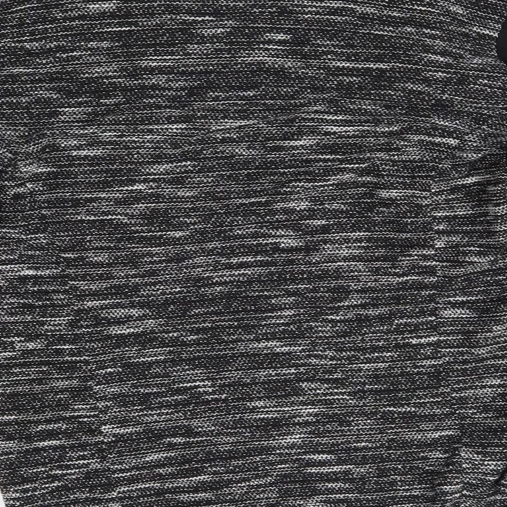 Womens UK Size 16 BHS Grey Wrap Jumper