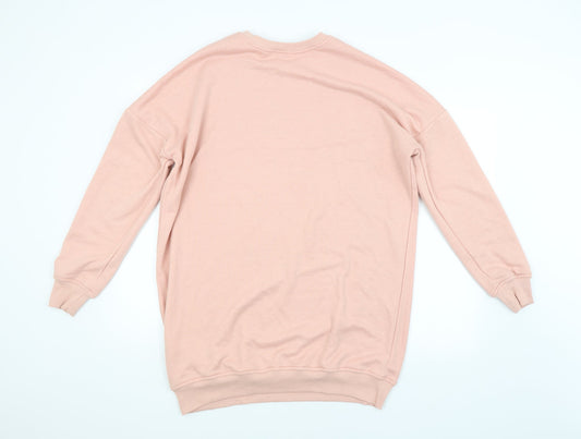 Womens UK Size 10 In the Style Pink Pullover Jumper