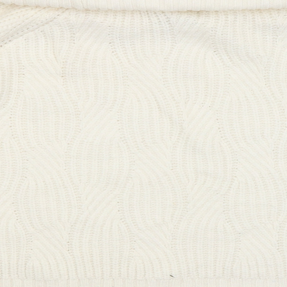Womens UK Size 10 Miss Selfridge White Pullover Jumper