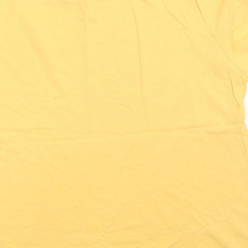 Primark Womens Yellow Basic T-Shirt Size 12