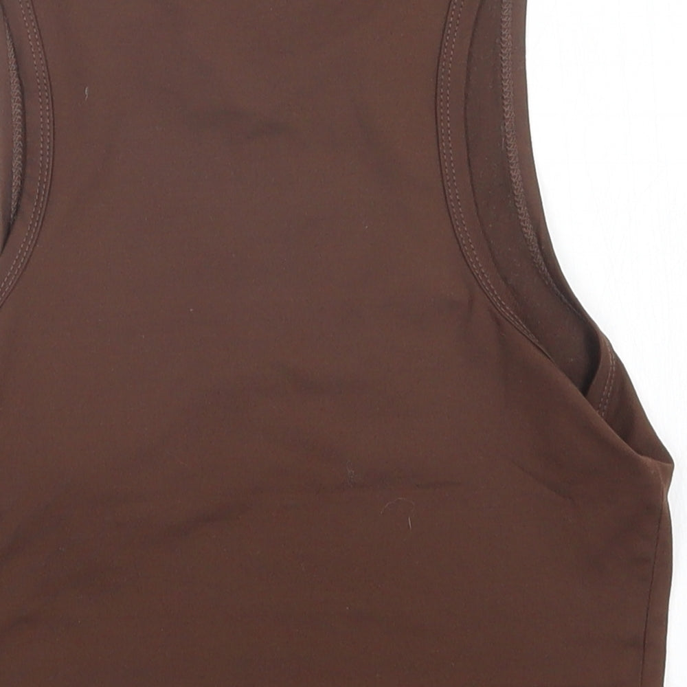 SheIn Womens Brown Basic Tank Size S