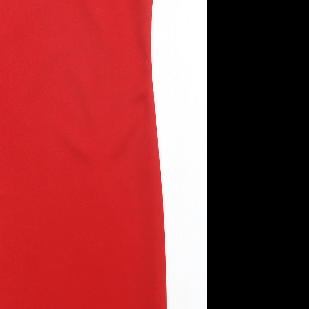 PRETTYLITTLETHING Womens Red Mini Size 8