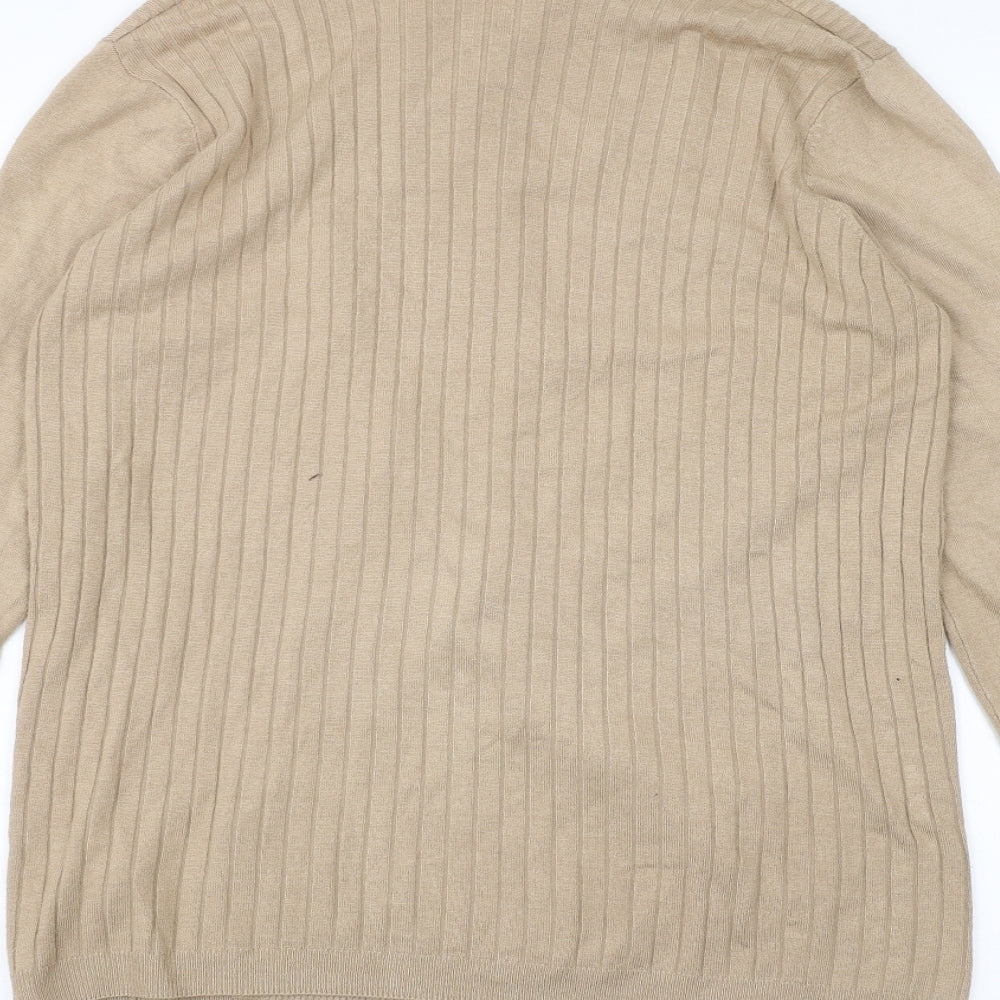 Womens UK Size 14 Debinhams Brown Cardigan Jumper