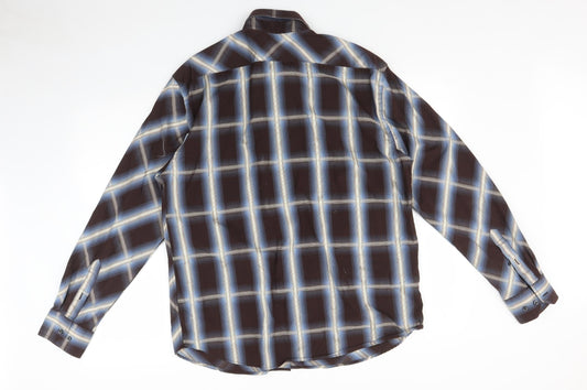 Mens UK Size L NEXT Multicoloured Button-Up Long Sleeve Casual Shirt