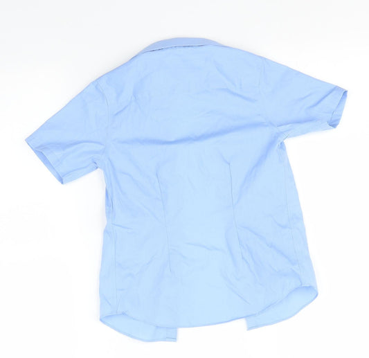 Marks and Spencer Boys Blue Button-Up Size 5-6 Years - School