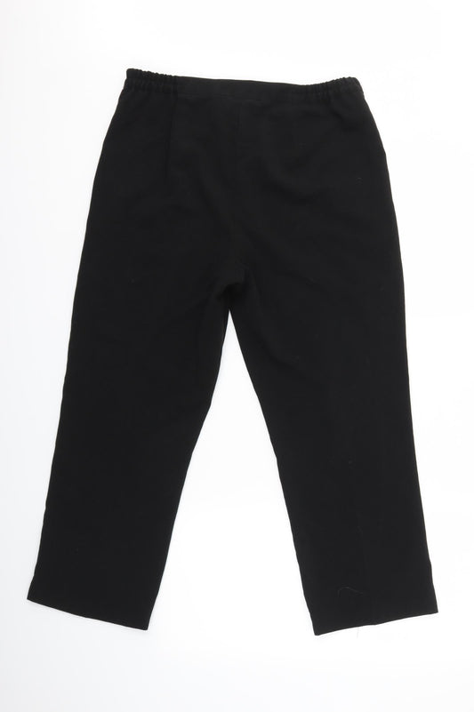 Classics Womens Black Dress Pants Trousers Size 14 L24 in
