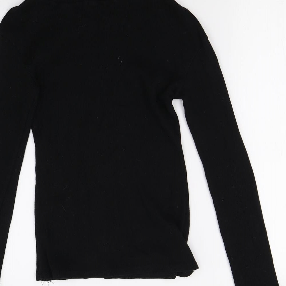 Womens UK Size M Preworn Black Pullover Jumper