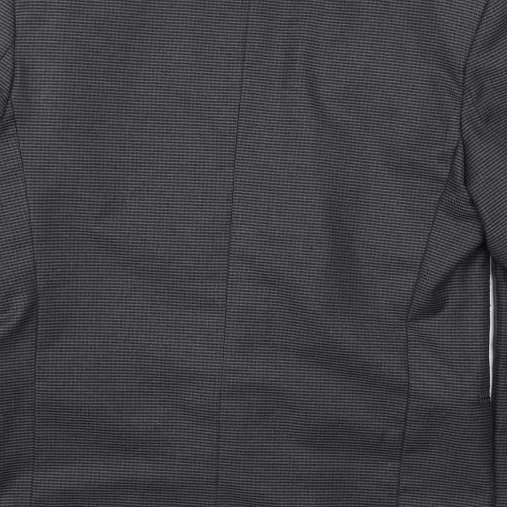 Mens UK Size 40 Preworn Regular Grey Suit Jacket