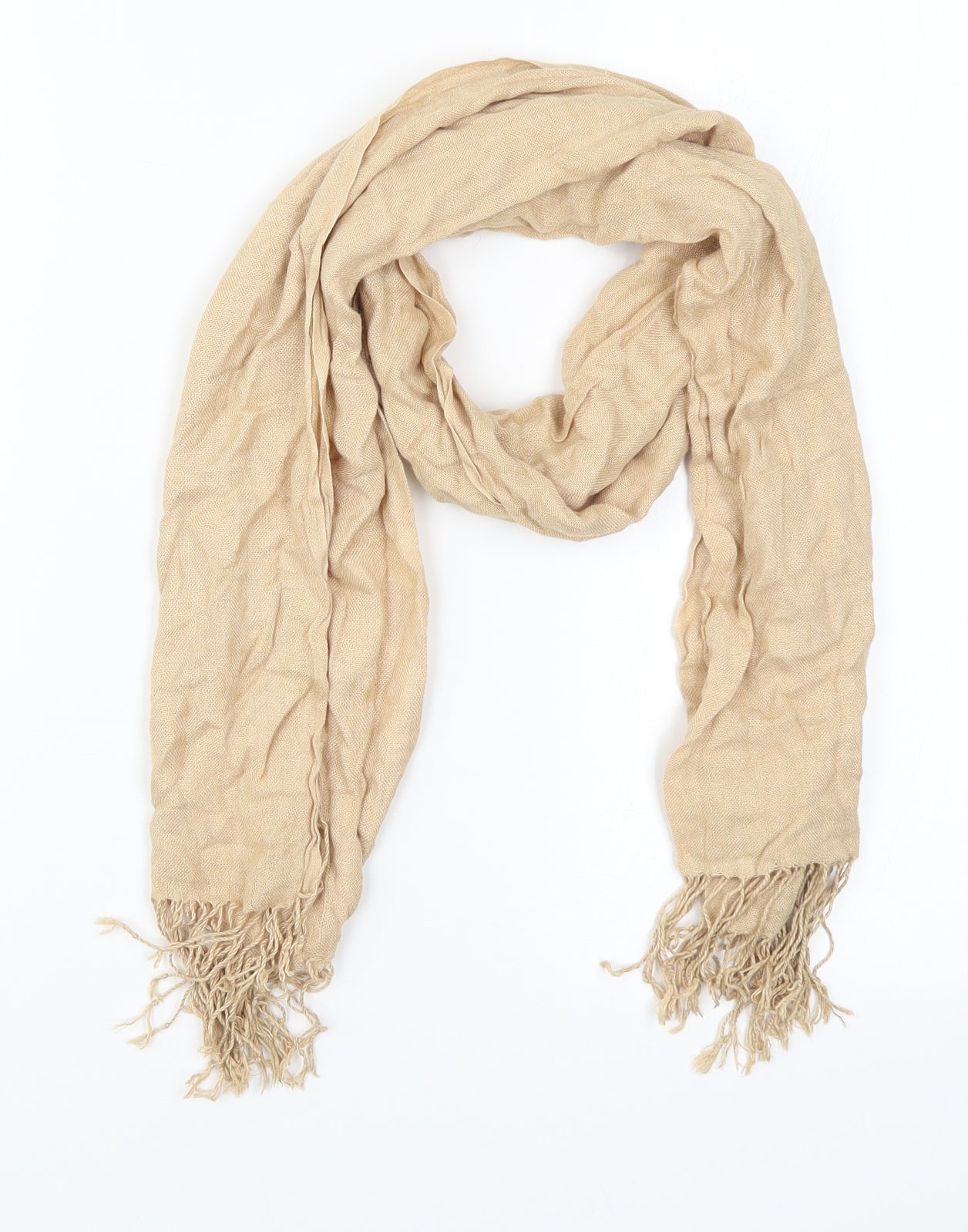 Preworn Womens Beige Scarf