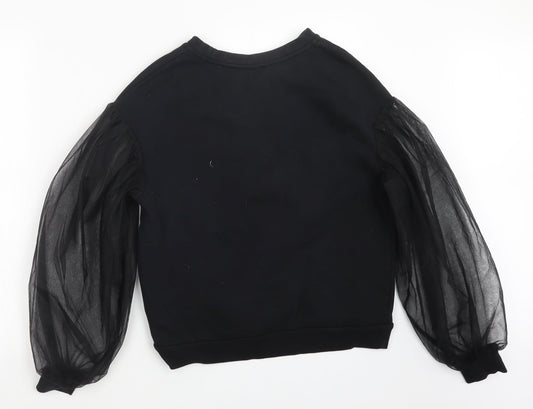 Womens UK Size S H&M Black Pullover Jumper