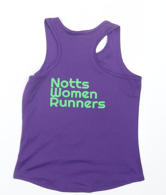 Awdis Womens Purple Basic Tank Size M