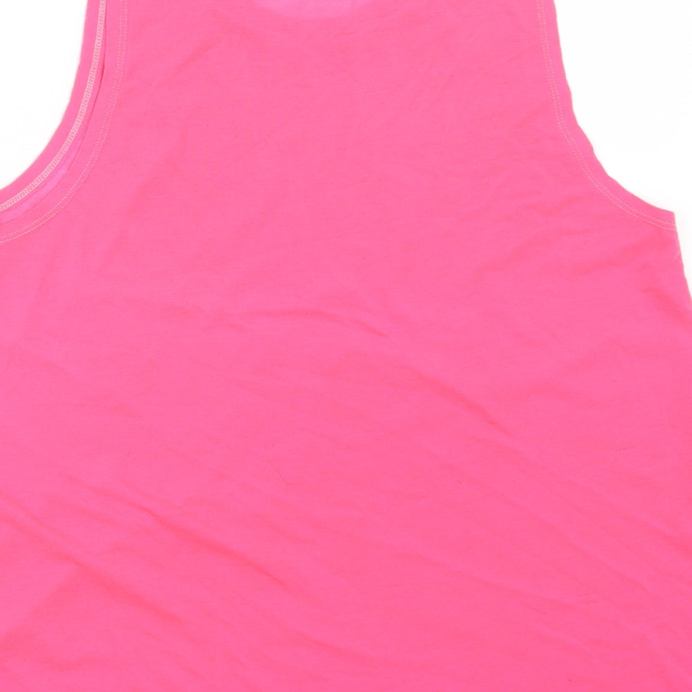 Papaya Womens Pink Basic Tank Size 8