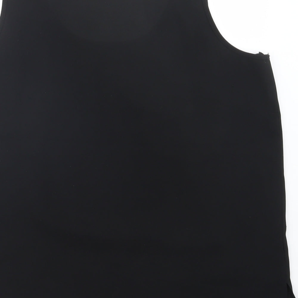 Papaya Womens Black Basic Tank Size 8