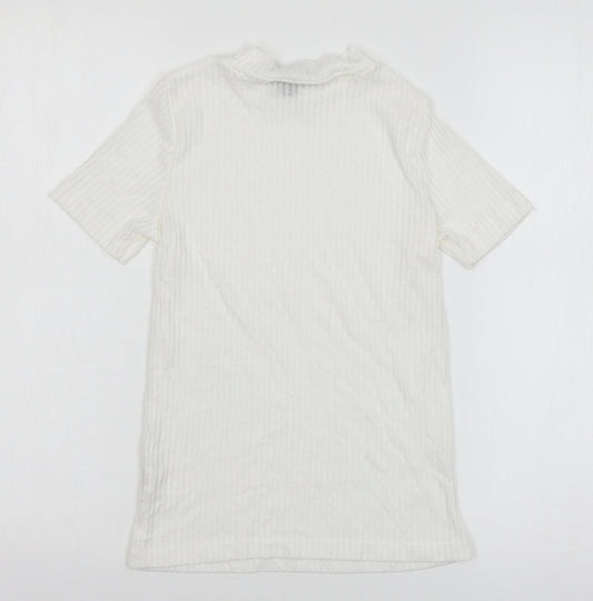 Atmosphere Womens White Jersey Basic T-Shirt Size 8