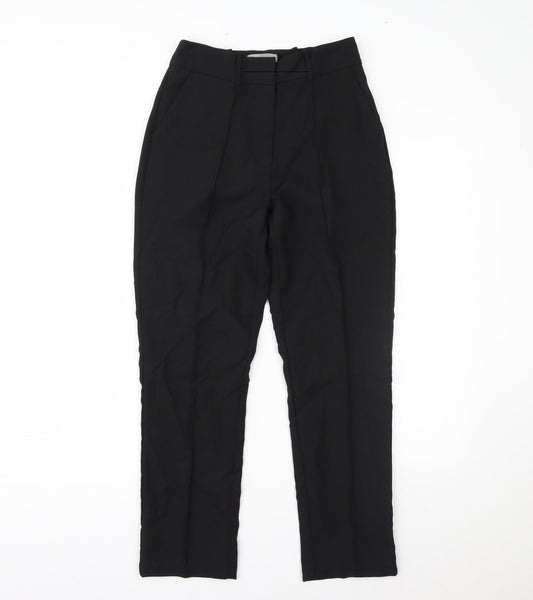 Womens UK Size 8 ASOS Regular Fit Black Trousers
