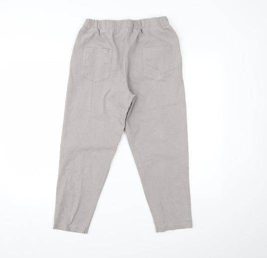 Maple Womens Grey Trousers Size 28 in L21 in