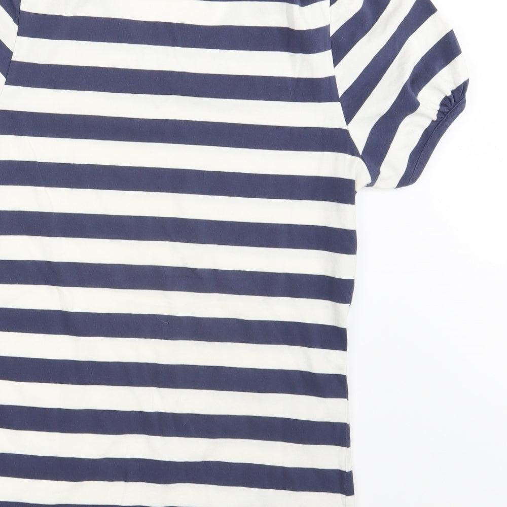 Womens UK Size M Dorothy Perkins Blue Basic T-Shirt