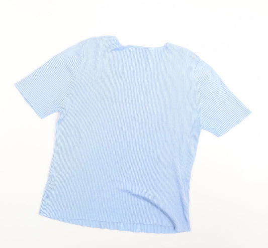 Womens UK Size XL Signature Blue Pullover Jumper