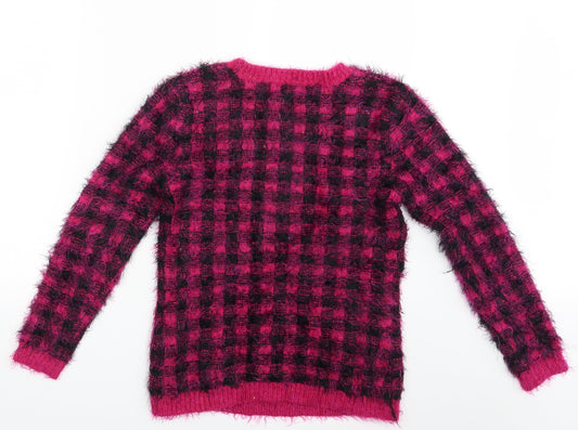 Womens UK Size M Miyoko Pink Pullover Jumper