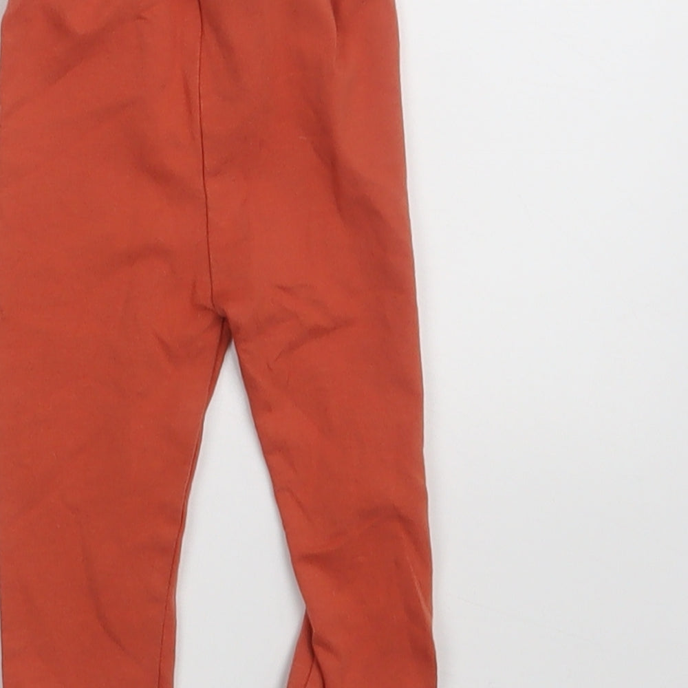 Nutmeg Baby Brown Jogger Leggings Size 3-6 Months - Waist 12in; inside leg 7in