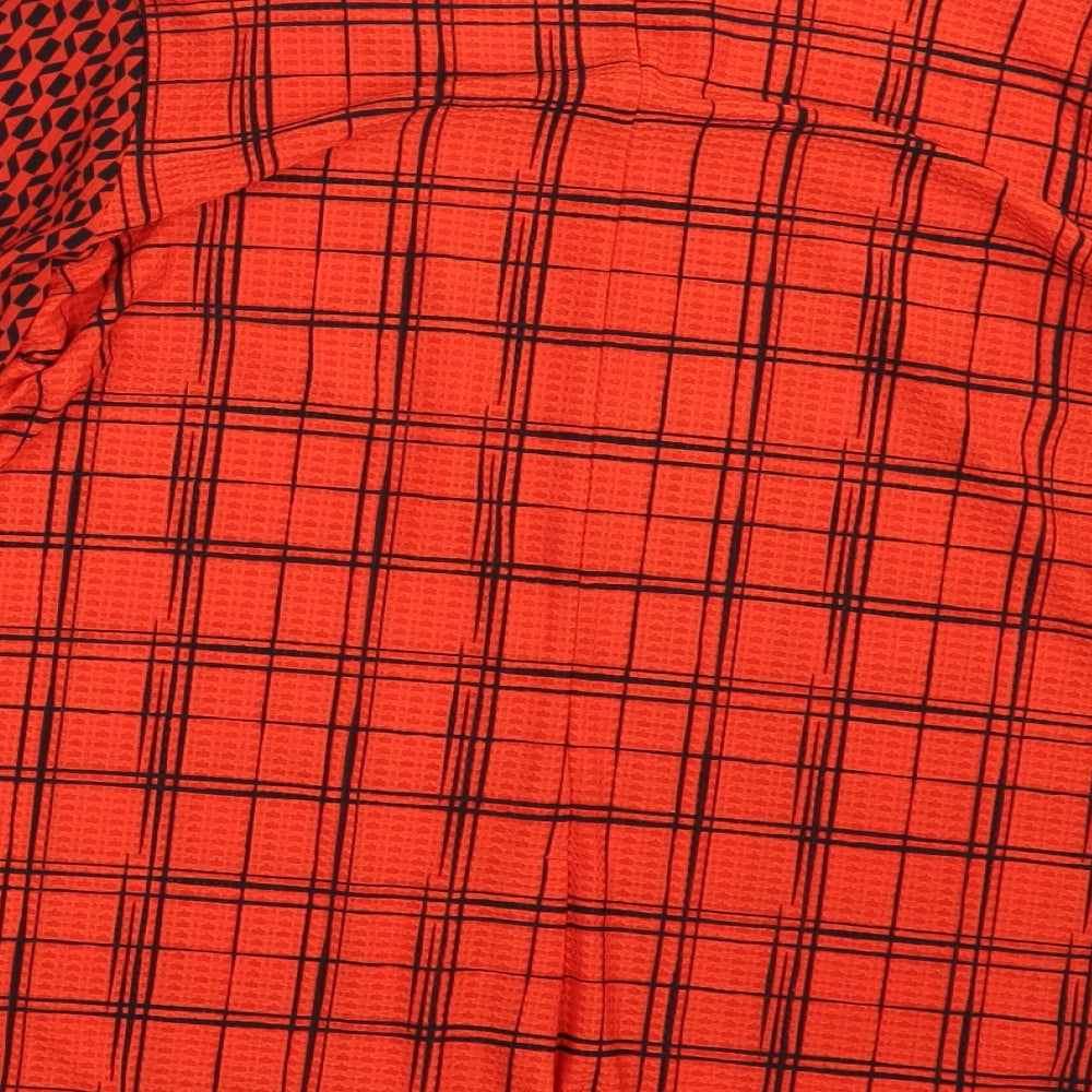 Womens UK Size 14 NEXT Orange Basic Blouse