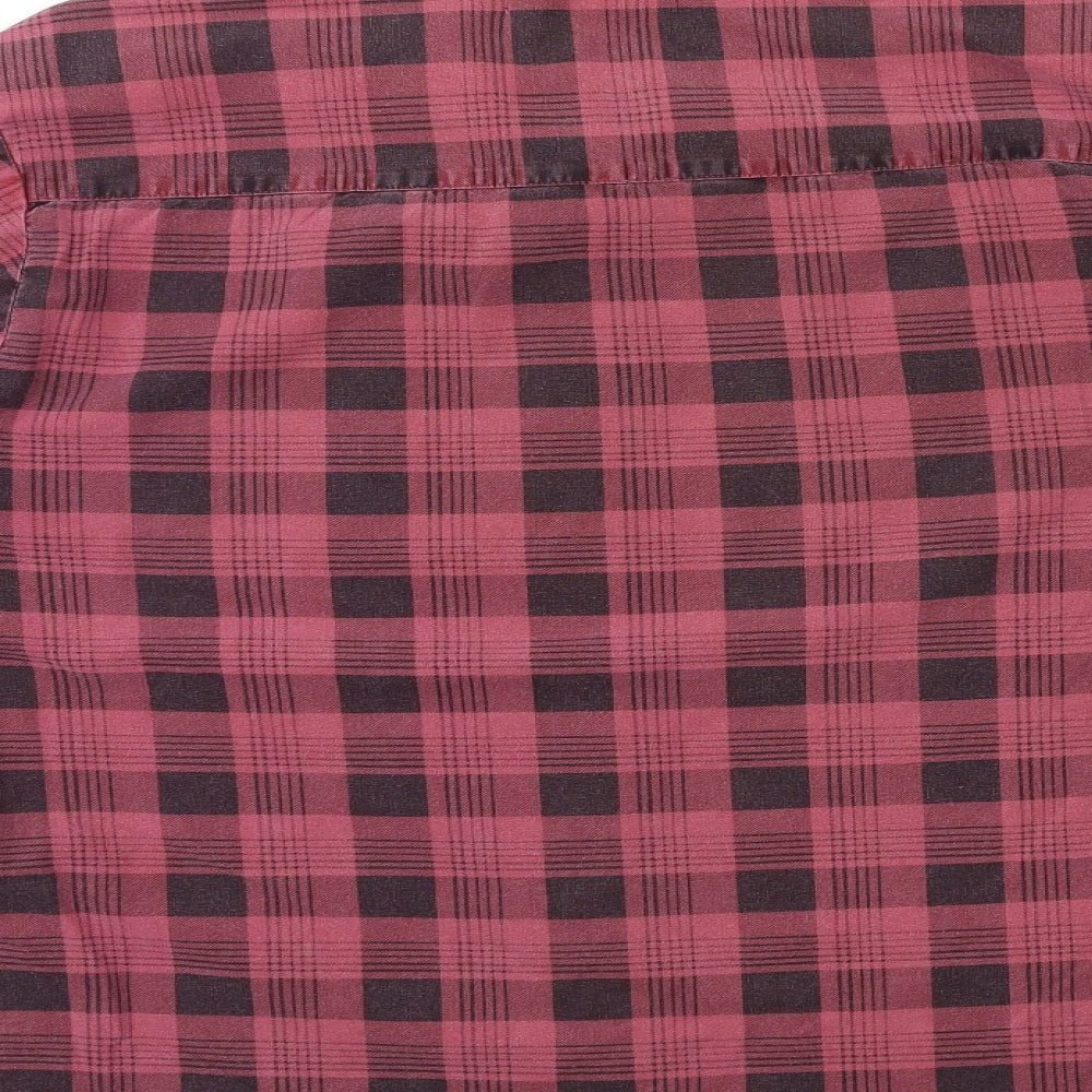 rolla's Mens Red Check Button-Up Size M