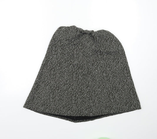Amalina Womens Grey Flare Skirt Size 14