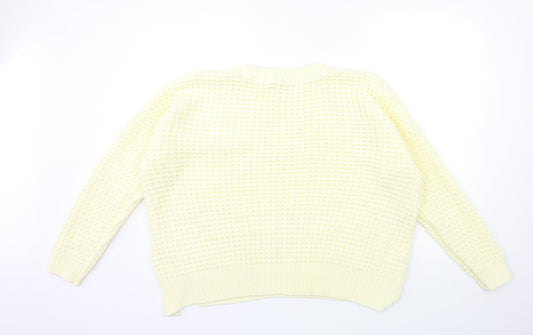 Matalan Mens Beige Knit Pullover Jumper Size XL