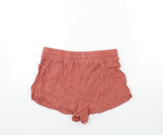 Primark Womens Red Bermuda Shorts Size 8