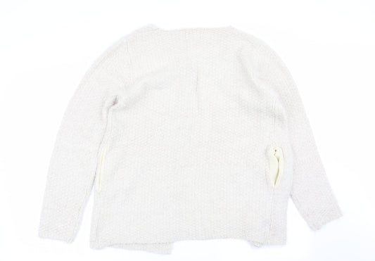 Ky Creations Womens Beige Cardigan Jumper Size L - Size L/XL