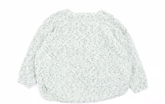 Indigo Womens Green Pullover Jumper Size 12