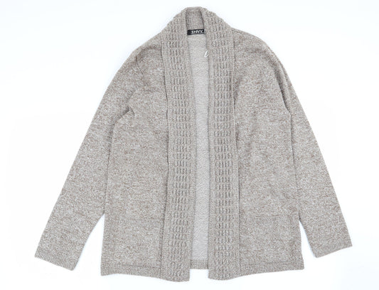Womens UK Size S Envy Brown Cardigan Jumper