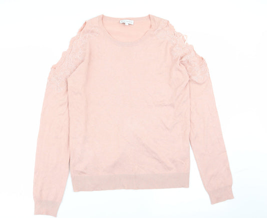 Womens UK Size 12 Warehouse Pink Pullover Jumper