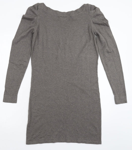 Womens UK Size 14 Warehouse Grey Pullover Jumper