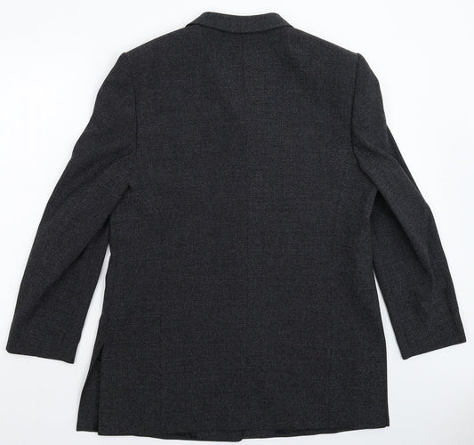 Basler Women's Grey Button Suit Jacket Size 16