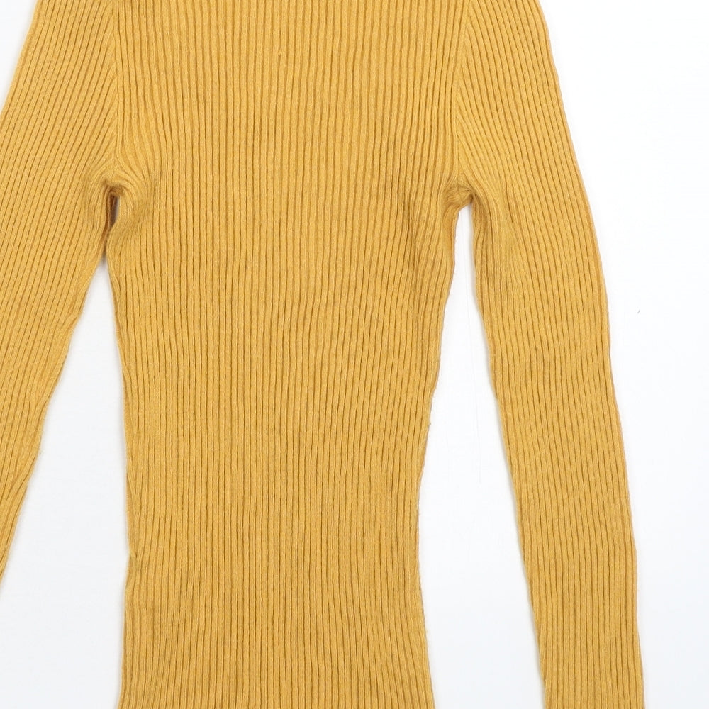 Primark Womens Beige Knit Pullover Jumper Size 8