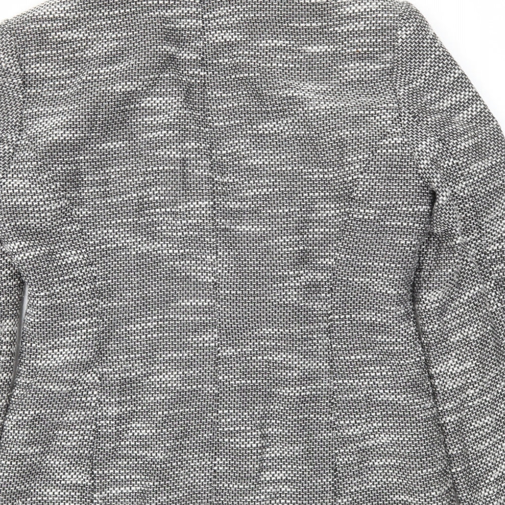 M&Co Womens Black Jacket Blazer Size 10